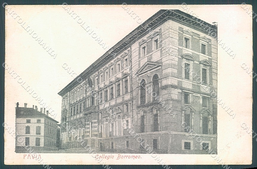Pavia Città Collegio Borromeo cartolina JK6059 – fronte