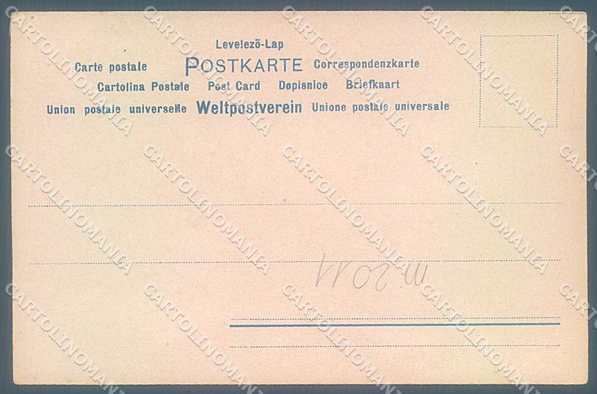 Pavia Città Collegio Borromeo cartolina JK6059 – retro