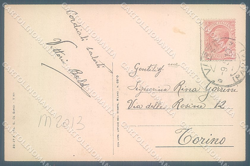 Pavia Varzi cartolina JK6060 – retro