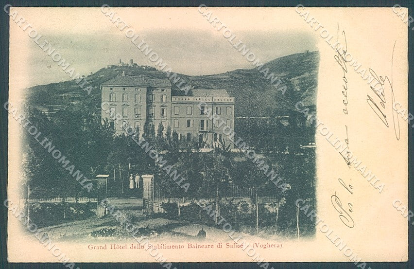 Pavia Voghera Grand Hotel cartolina JK6064 – fronte