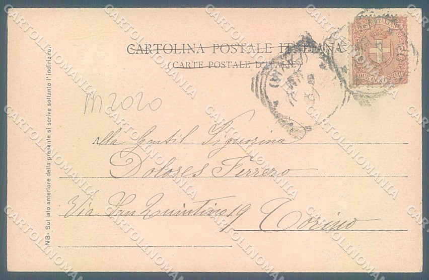 Pavia Voghera Grand Hotel cartolina JK6064 – retro