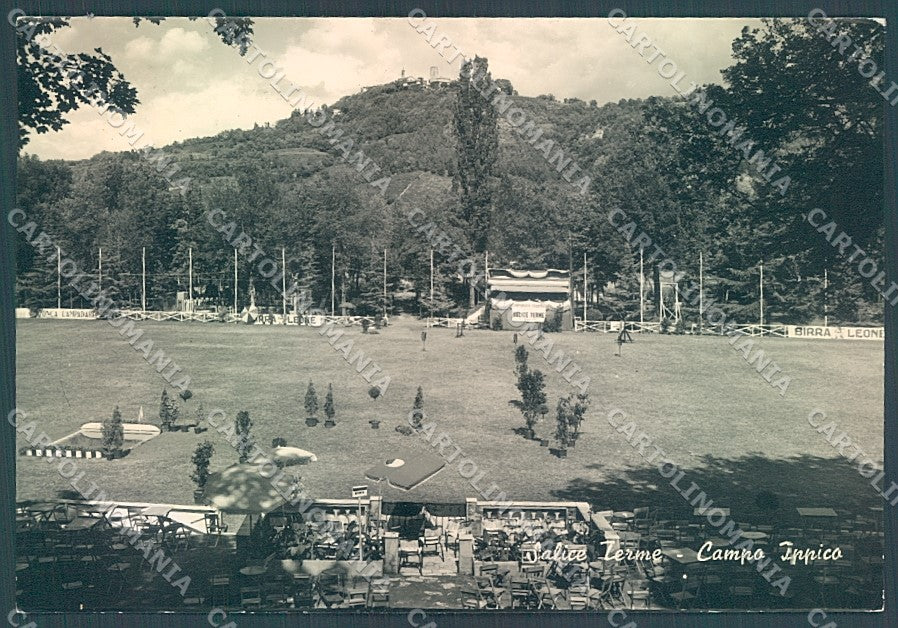 Pavia Salice Terme Campo Ippico Foto FG cartolina JK6072 – fronte