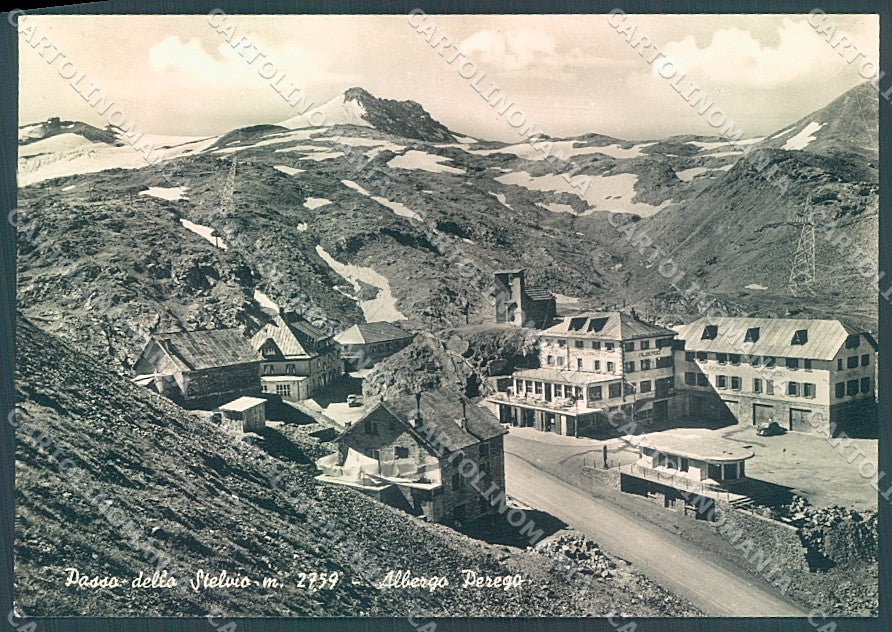 Sondrio Bormio Stelvio Albergo Foto FG cartolina JK6077 – fronte