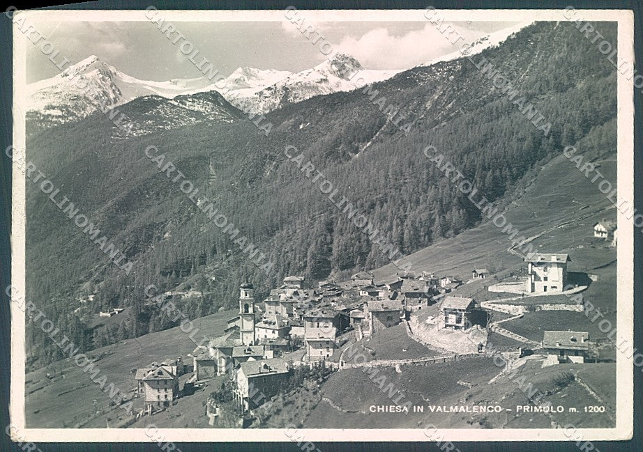 Sondrio Chiesa Valmalenco Foto FG cartolina JK6080 – fronte