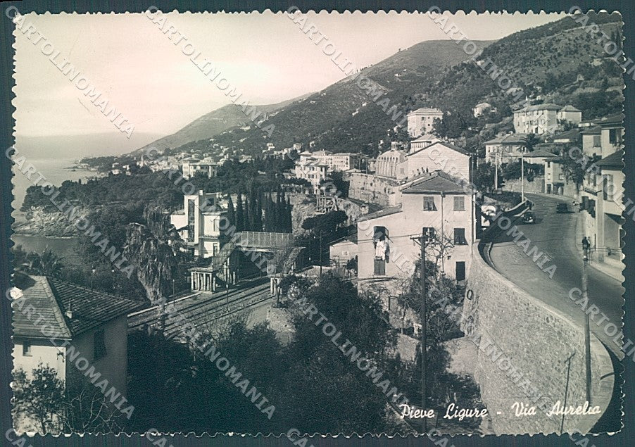 Genova Pieve Ligure Via Aurelia Foto FG cartolina JK6082 – fronte