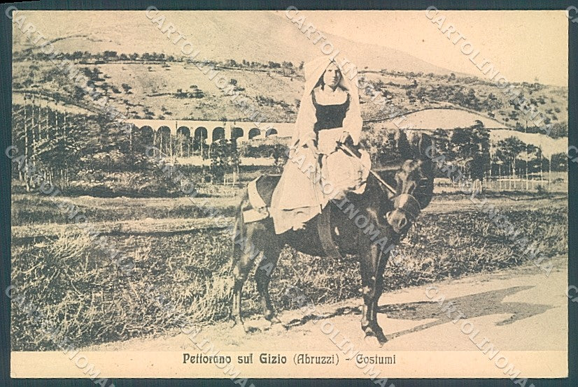 L'Aquila Pettorano sul Gizio Costumi Alterocca 32161 cartolina JK6084 – fronte