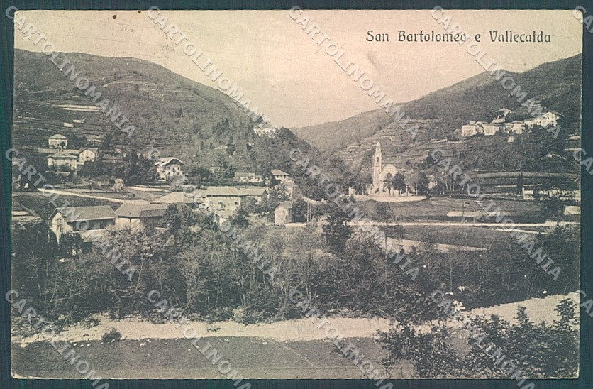 Genova San Bartolomeo Vallecalda cartolina JK6088 – fronte