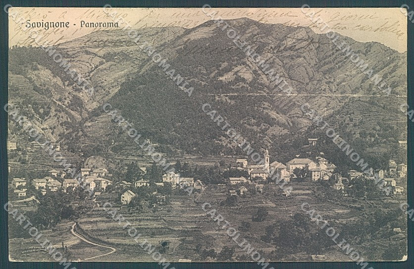 Genova Savignone cartolina JK6092 – fronte