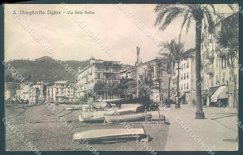 Genova Santa Margherita Ligure Spiaggia Brunner 401-65 ABRASA cartolina JK6093 – fronte