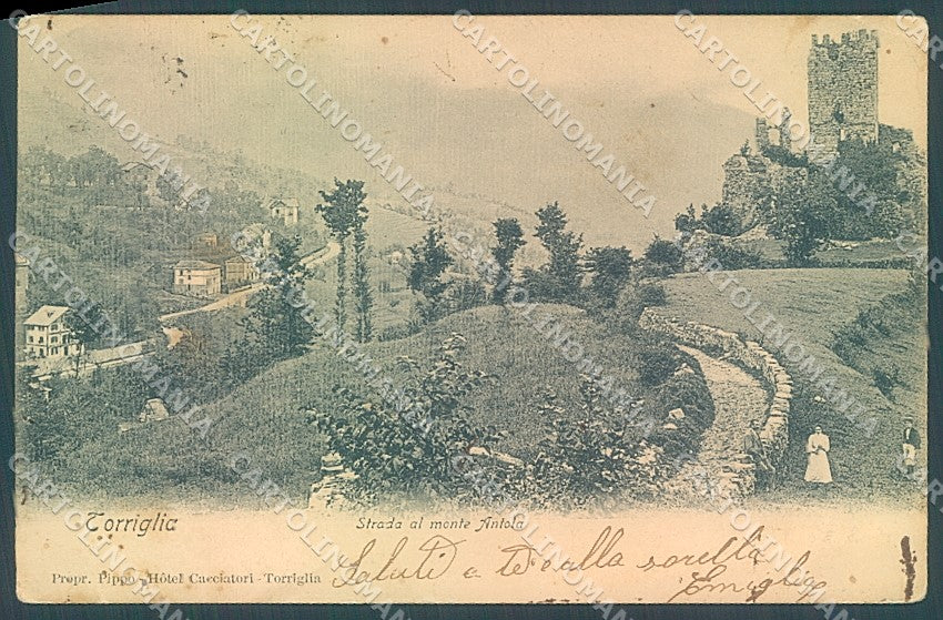 Genova Torriglia Strada Monte Antola cartolina JK6098 – fronte