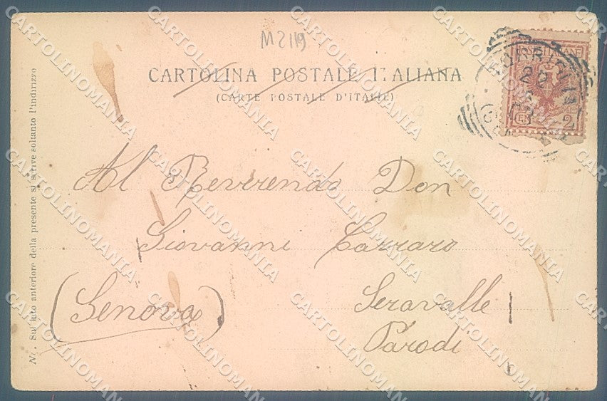 Genova Torriglia Strada Monte Antola cartolina JK6098 – retro