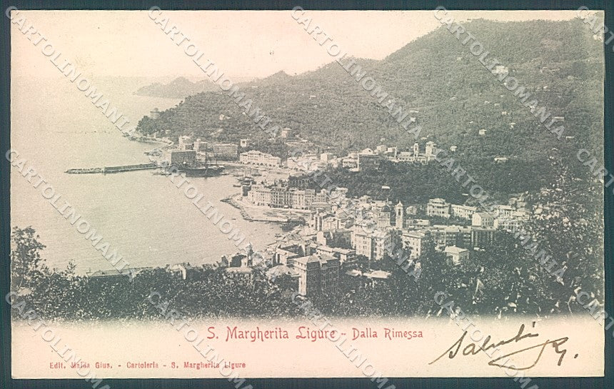 Genova Santa Margherita Ligure cartolina JK6104 – fronte