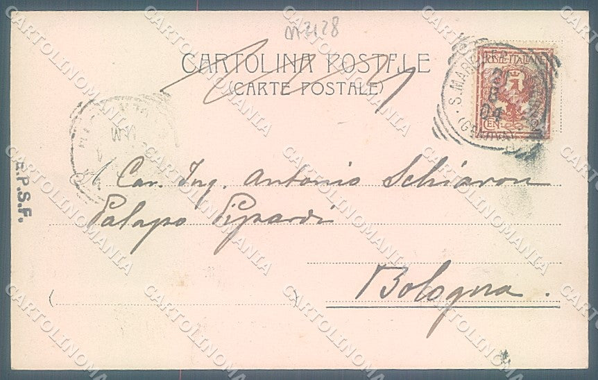 Genova Santa Margherita Ligure cartolina JK6104 – retro