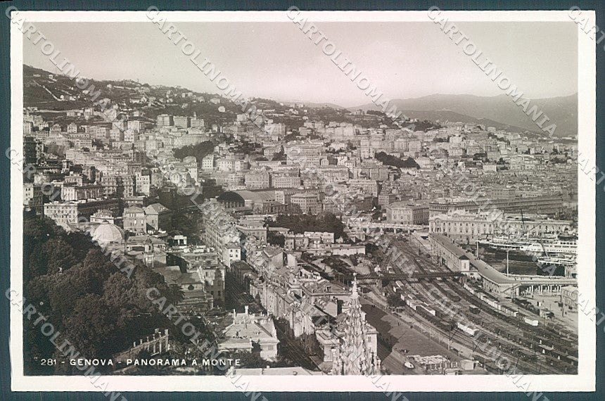 Genova Città Stazione Treni Foto cartolina JK6106 – fronte
