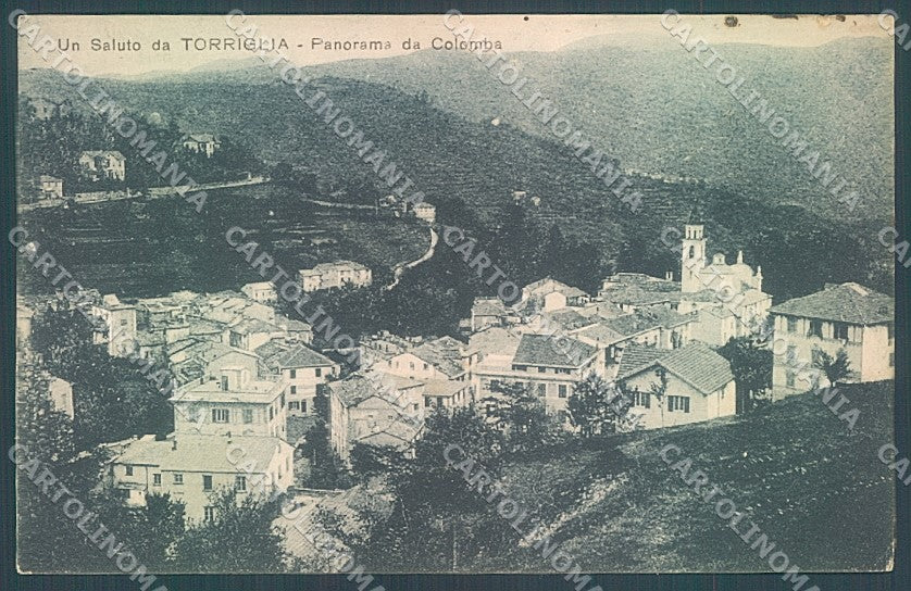 Genova Torriglia saluto da cartolina JK6109 – fronte