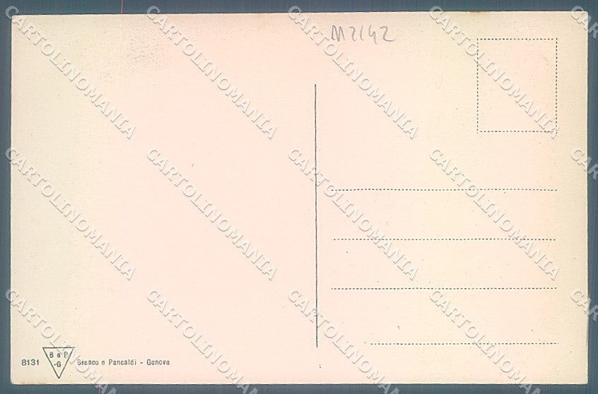 Genova Città Chiesa Santa Maria di Carignano cartolina JK6112 – retro