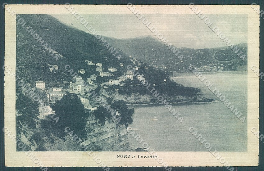 Genova Sori cartolina JK6114 – fronte