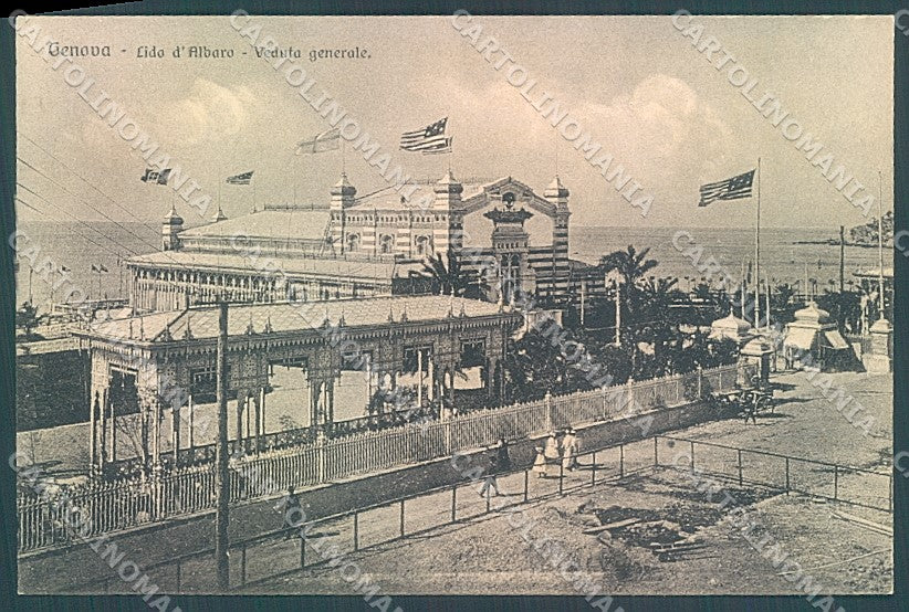 Genova Città Lido d'Albaro Brunner 183 cartolina JK6121 – fronte