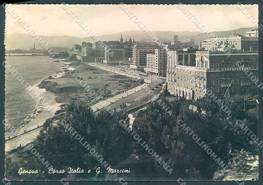 Genova Città Corso Italia Foto FG cartolina JK6127 – fronte