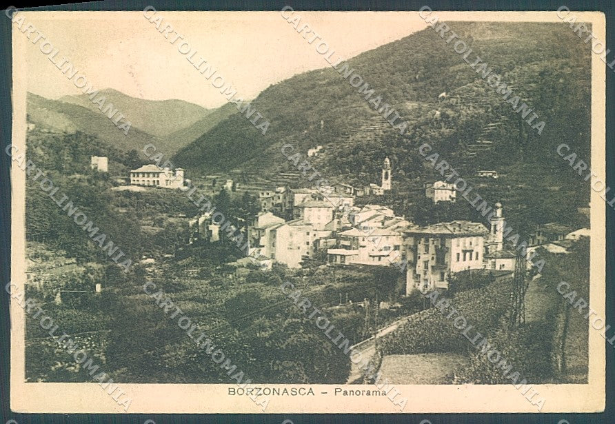 Genova Borzonasca PIEGHINA ANGOLO FG cartolina JK6128 – fronte