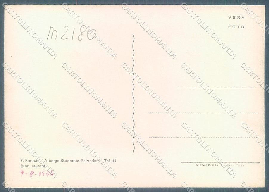L'Aquila Scanno Monte Preccia Foto FG cartolina JK6134 – retro