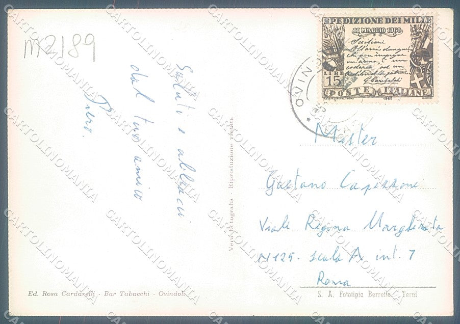 L'Aquila Ovindoli Foto FG cartolina JK6136 – retro