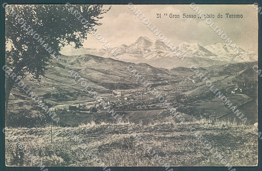 Teramo Città Veduta Gran Sasso Alterocca 142226 cartolina JK6146 – fronte