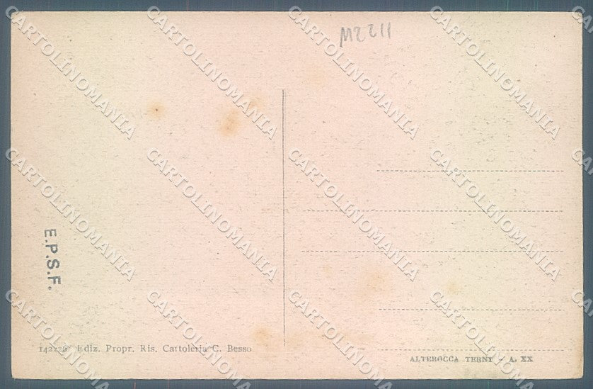 Teramo Città Veduta Gran Sasso Alterocca 142226 cartolina JK6146 – retro