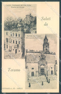 Teramo Città Castello Duomo saluti da cartolina JK6147 – fronte