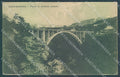 Teramo Caramanico Ponte in Cemento Armato ABRASA cartolina JK6149 – fronte