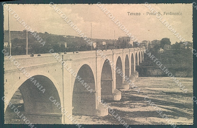 Teramo Città Ponte San Ferdinando cartolina JK6150 – fronte