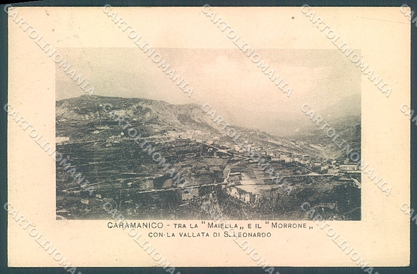 Teramo Caramanico cartolina JK6151 – fronte