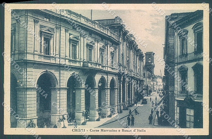 Chieti Città Banca Corso Marrucino cartolina JK6154 – fronte