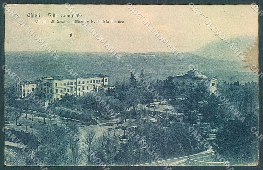 Chieti Città Villa Comunale MACCHIA cartolina JK6159 – fronte
