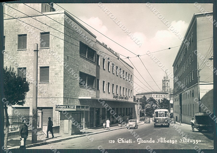 Chieti Città Grande Albergo Abruzzo Foto FG cartolina JK6161 – fronte