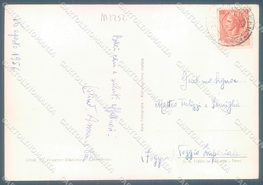 Pescara Caramanico Terme Foto FG cartolina JK6167 – retro