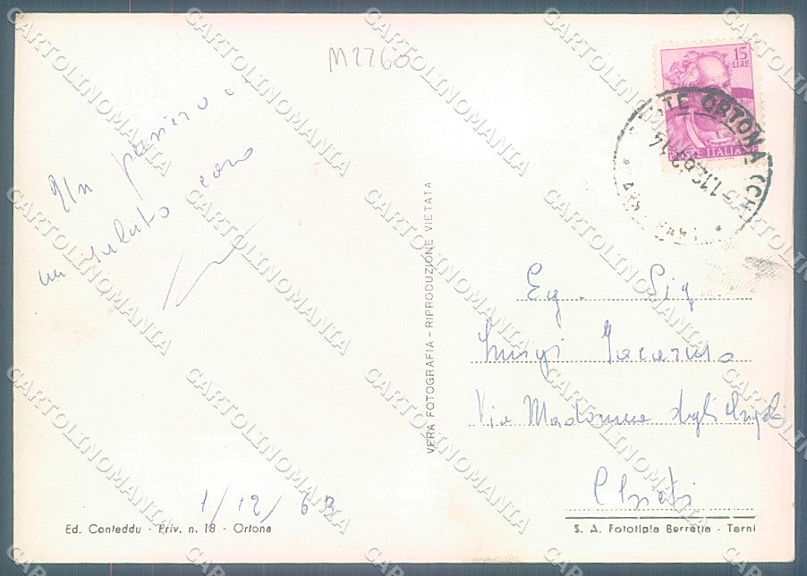 Chieti Ortona Sala Eden Foto FG cartolina JK6169 – retro