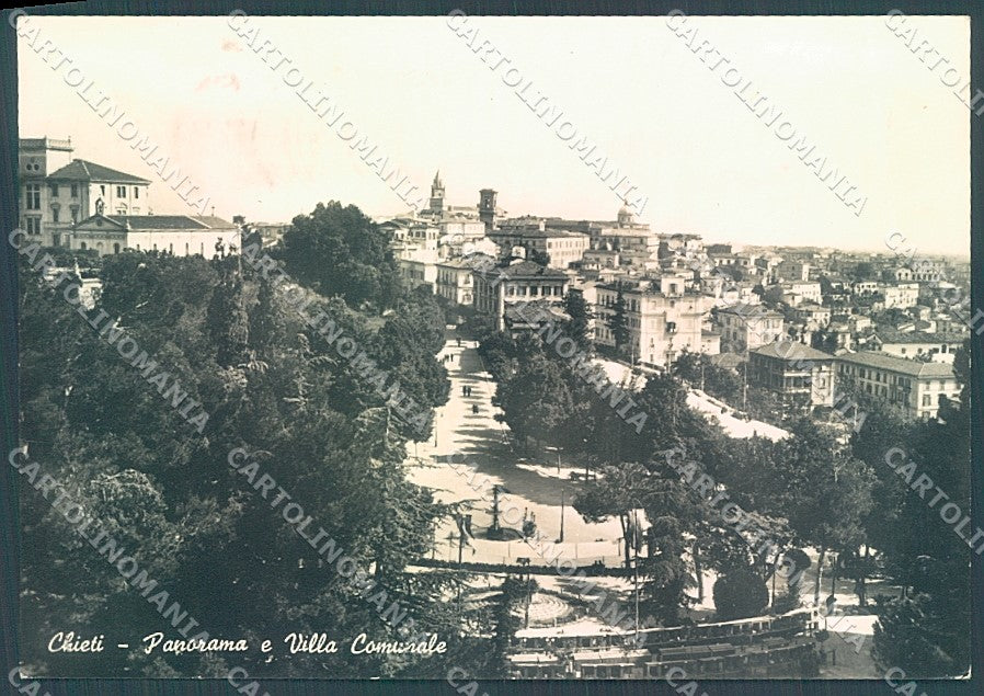 Chieti Città Villa Comunale Foto FG cartolina JK6170 – fronte