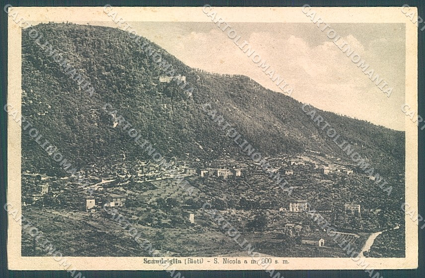 Rieti Scandriglia Alterocca 134072 PIEGA ANGOLO cartolina JK6189 – fronte