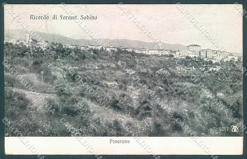 Rieti Farano Sabina ricordo di cartolina JK6191 – fronte