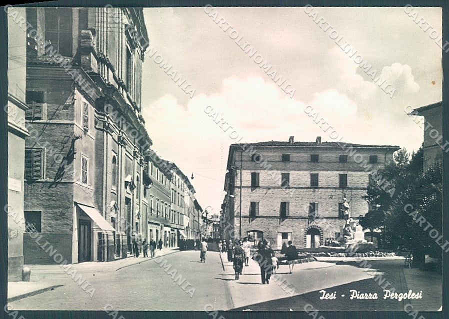 Ancona Iesi Jesi Piazza Pergolesi Foto FG cartolina JK6193 – fronte
