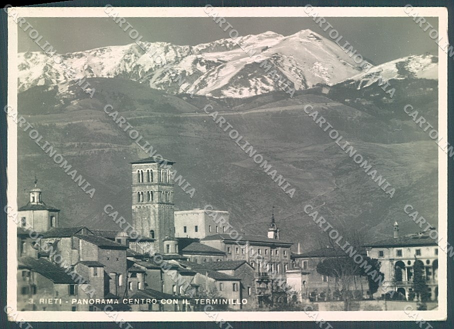 Rieti Città Terminillo Foto FG cartolina JK6200 – fronte