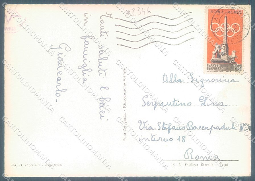 Rieti Amatrice Orfanotrofio Maschile Foto FG cartolina JK6207 – retro