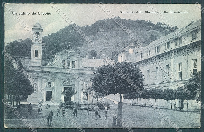Savona Città Santuario Madonna Misericordia saluto da cartolina JK6212 – fronte