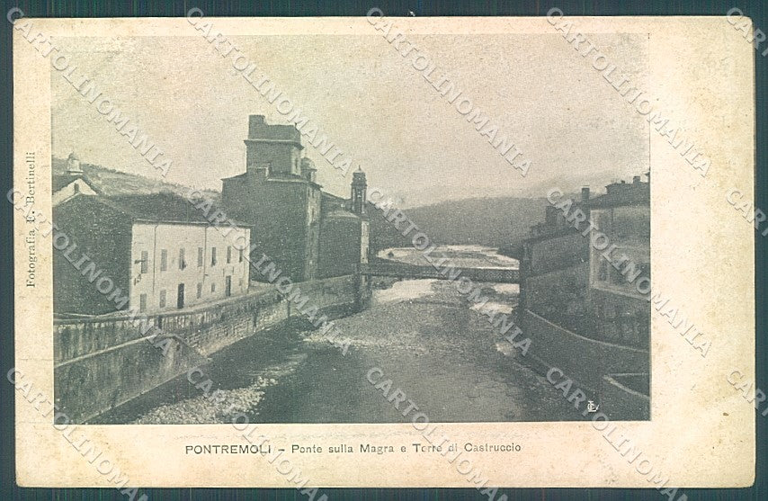 Massa Carrara Pontremoli Ponte sulla Magra cartolina JK6513 – fronte