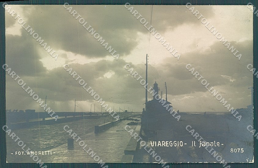 Lucca Viareggio Faro Amoretti Foto cartolina JK6515 – fronte