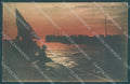 Lucca Viareggio Porto Tramonto cartolina JK6519 – fronte