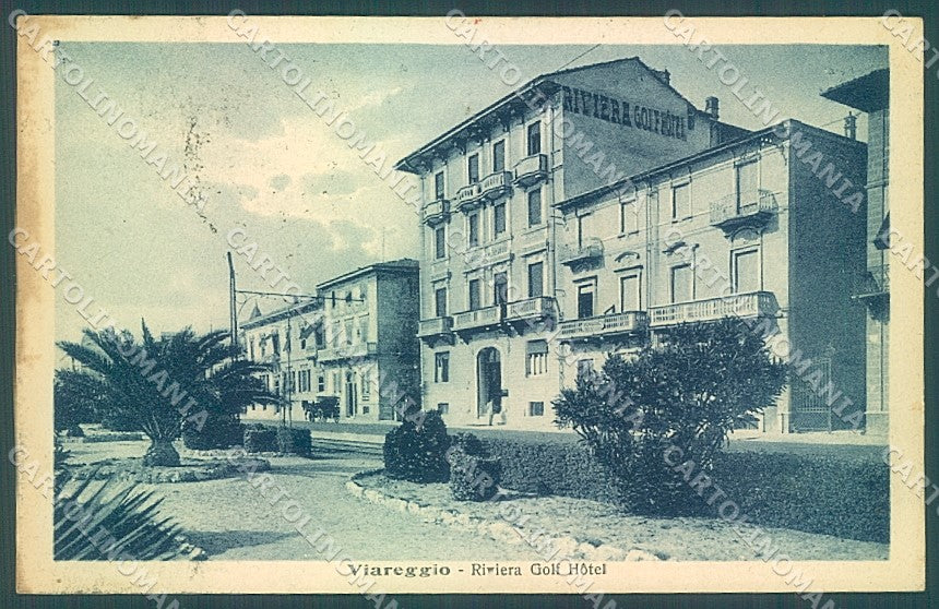 Lucca Viareggio Riviera Golf Hotel cartolina JK6525 – fronte
