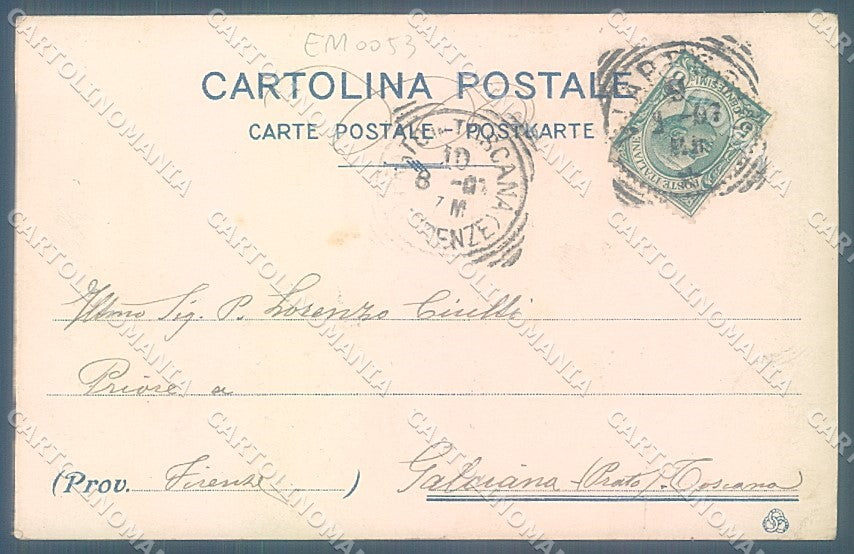Lucca Viareggio Viale Ugo Foscolo cartolina JK6534 – retro