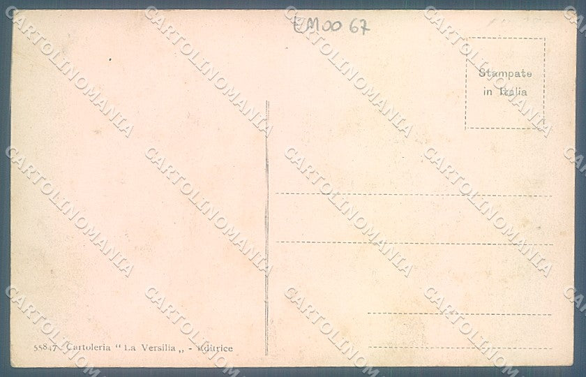 Lucca Viareggio Spiaggia ABRASA cartolina JK6540 – retro